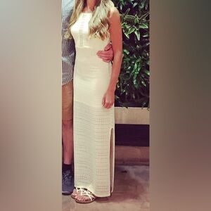 White Maxi Dress size small